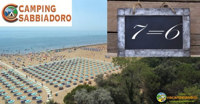 camping sabbiadoro offerta giugno 2019