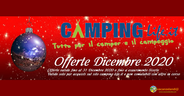 camping life offerte Dicembre 2020