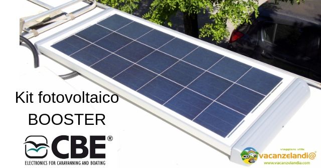 Kit 90 Solar Booster, modulo fotovoltaico e regolatore di carica