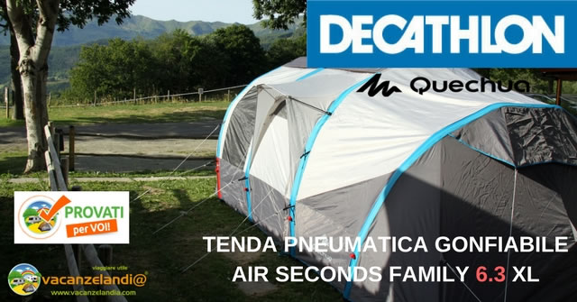 quechua air seconds family 6.3 xl test