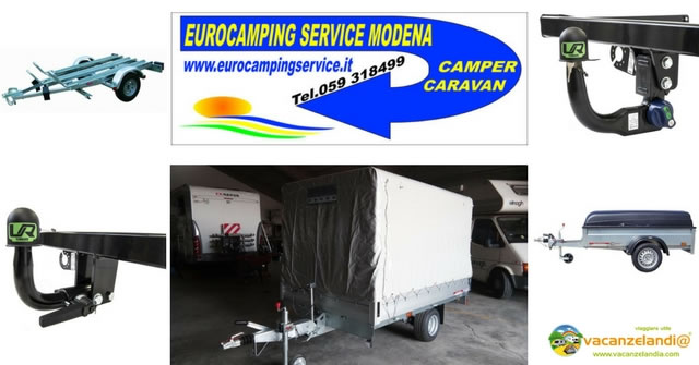 eurcamping service modena carrelli ganci traino