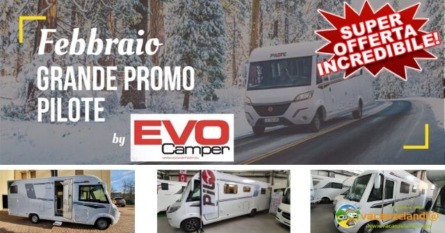 Evo Camper offerta febbraio pilote