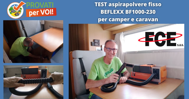 Test aspirapolvere camper  fce