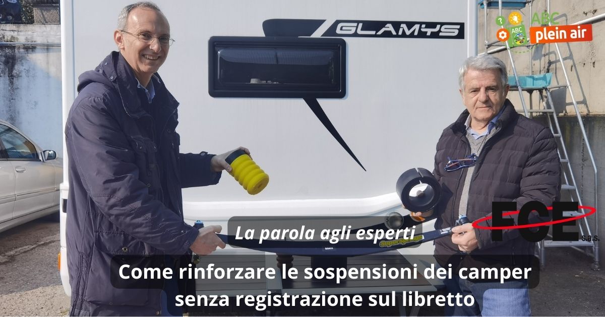 Come rinforzare le sospensioni del camper fce 1