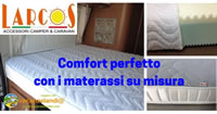 larcos materassi camper su misura 200s