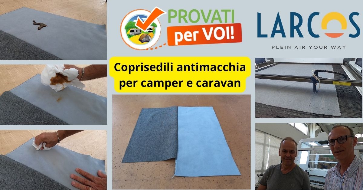 coprisedili camper caravan antimacchia larcos