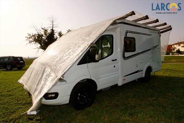 telo antigrandine ombreggiante camper caravan larcos 24