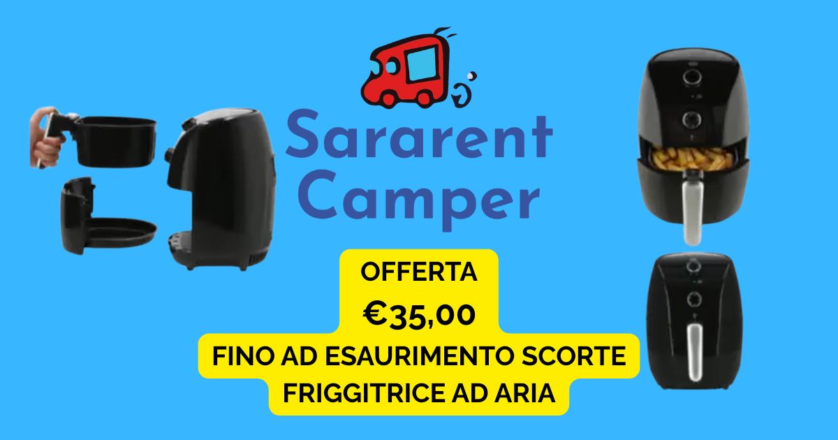 Sararent offerta friggitrice aria