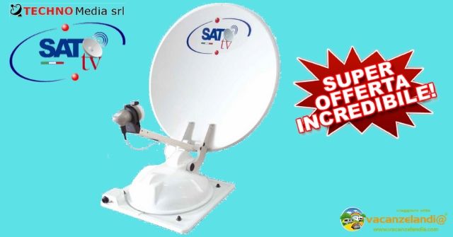 offerta antenna satellitare camper sat tv techno media srl