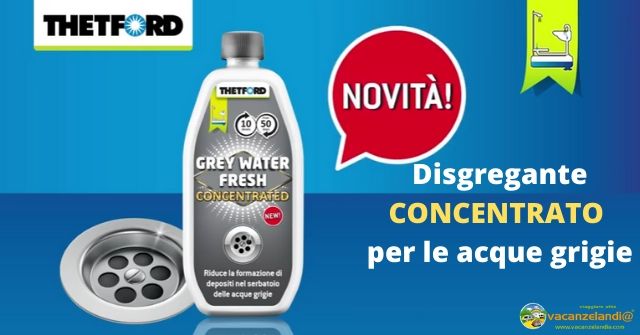 disgregante concentrato acque grigie camper aquakem grey water fresh thetford