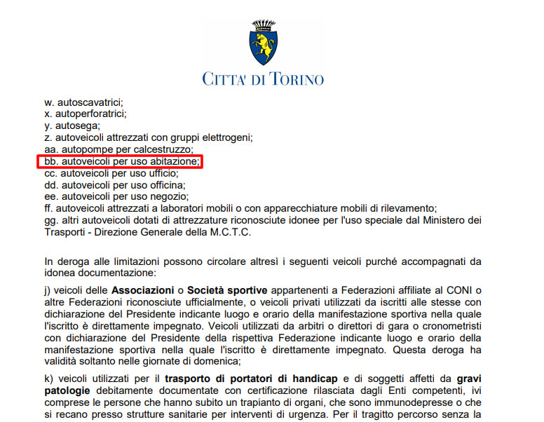 direttiva antinquinamento torino