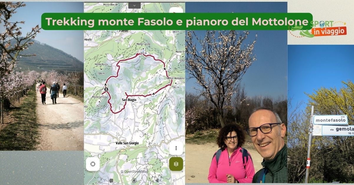 mappa trekking monte fasolo mottolone