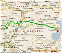 mappa emilia romagna comacchio lidi 1