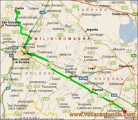 mappa emilia romagna forlimpopoli bertinoro 1