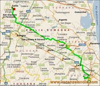 mappa emilia romagna forlimpopoli bertinoro 4