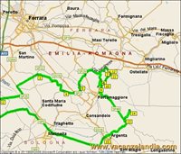 mappa emilia romagna gambulaga