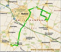 mappa emilia romagna maranello nonantola 2