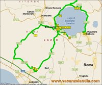 mappa lazio bracciano