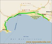 mappa lazio litorale pontino 5