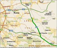 mappa lazio sosta camper autostrada valmontone prenestina est