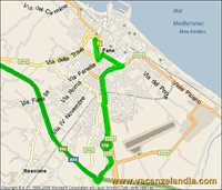 mappa marche area attrezzata fano