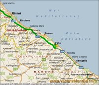 mappa marche fano