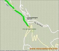 mappa marche sosta camper castelsantangelo nera