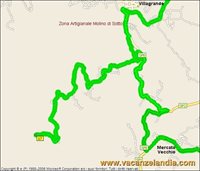 mappa marche sosta camper eremo monte carpegna