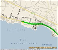 mappa puglia camping torre lapillo torre castiglione