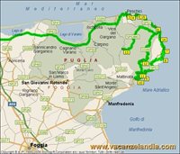 mappa puglia gargano