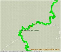 mappa puglia sosta camper gargano valico lupo