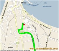 mappa sicilia area attrezzata milazzo