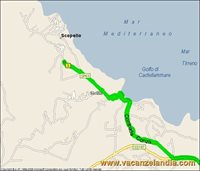 mappa sicilia area attrezzata scopello1