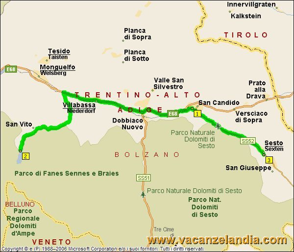 San Candido Cartina Geografica